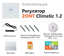 ZONT Climatic 1.2 Погодозависимый автоматический GSM / Wi-Fi регулятор (1 ГВС + 2 прямых/смесительных) с доставкой в Архангельск